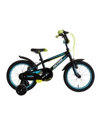 Bicicleta copii mtb ULTRA Kidy 16 V-Brake - Negru | 4-6 ani